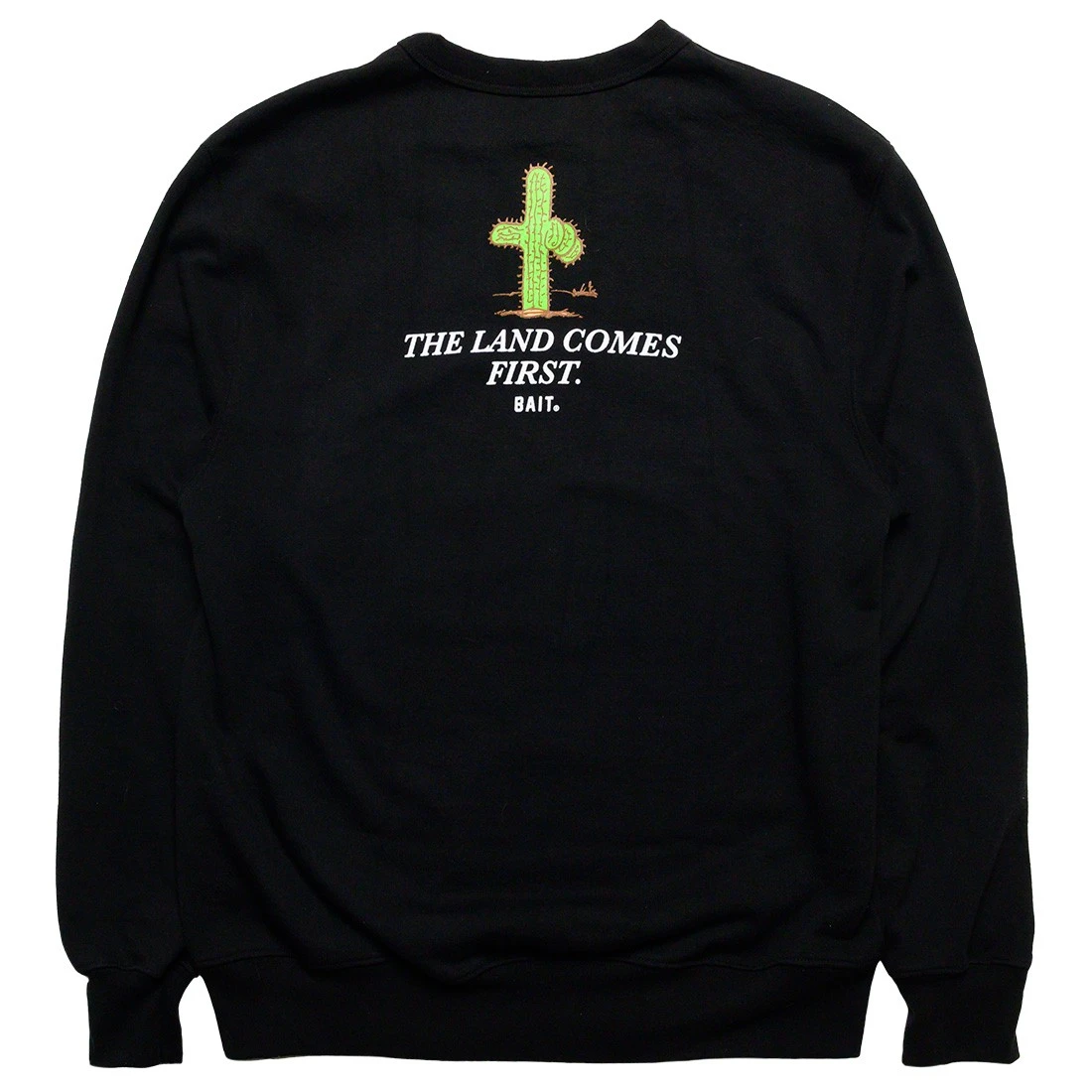 BAIT X Snoopy X Upcycle Men Nature Is Nurture Crewneck Sweater (black) 5 BAIT X Snoopy X Upcycle Men Nature Is Nurture Crewneck Sweater (black) - Image 3