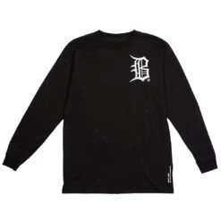 BAIT Men Old B Long Sleeve Tee (black)