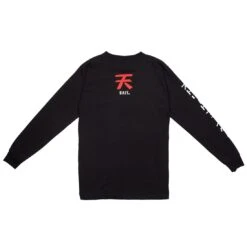 BAIT X Street Fighter X Kidokyo Men Akuma Long Sleeve Tee (black) -Tees Shop basfkidakulstbk 3