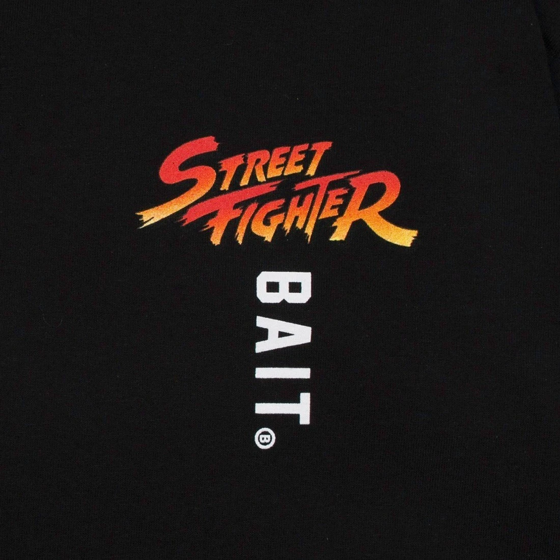 BAIT X Street Fighter Men Akuma Versus Ryu Stance Long Sleeve Tee (black) 4 BAIT X Street Fighter Men Akuma Versus Ryu Stance Long Sleeve Tee (black) - Image 2