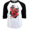 BAIT X Street Fighter Akuma VS Ryu Raglan Tee - Long Vo (white / Black / Black) 2 BAIT X Street Fighter Akuma VS Ryu Raglan Tee - Long Vo (white / Black / Black) -Tees Shop basfrvsv1wbb thum1 45647