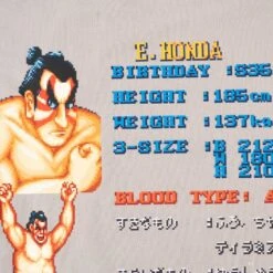 BAIT X Street Fighter Men Select Your Fighter E Honda Long Sleeve Tee (gray) -Tees Shop basfselecthongr 5