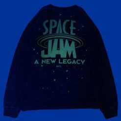 BAIT X Space Jam A New Legacy Men Marvin Legacy Crewneck Sweater (purple / Washed) -Tees Shop basp2marvcrwpur 12