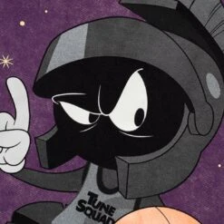 BAIT X Space Jam A New Legacy Men Marvin Legacy Crewneck Sweater (purple / Washed) -Tees Shop basp2marvcrwpur 4