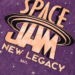 BAIT X Space Jam A New Legacy Men Marvin Legacy Crewneck Sweater (purple / Washed) -Tees Shop basp2marvcrwpur 6