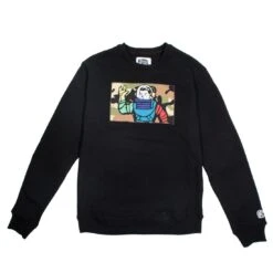 Billionaire Boys Club Men Astro Camo Crew Sweater (black)
