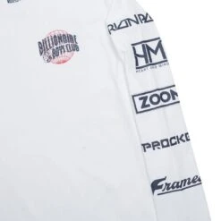 Billionaire Boys Club Men World Tour Long Sleeve Tee (white) 7 Billionaire Boys Club Men World Tour Long Sleeve Tee (white) -Tees Shop bb8818309wht 2