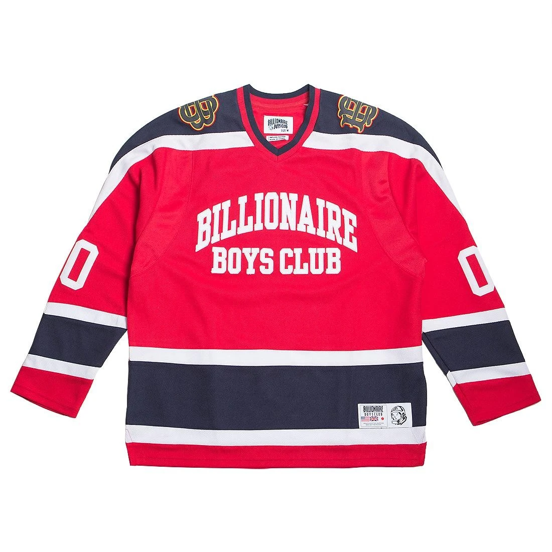 Billionaire Boys Club Men Don't Give A Puck Long Sleeve Knit (red) 3 Billionaire Boys Club Men Don't Give A Puck Long Sleeve Knit (red)