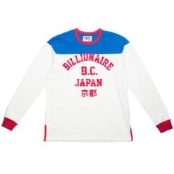 Billionaire Boys Club Men Motorclub Long Sleeve Knit Tee (white)