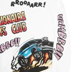 Billionaire Boys Club Men BB Roarr Crew Sweater (white / Snow White) -Tees Shop bb8911313wht 2