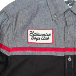 Billionaire Boys Club Men Service Bay Long Sleeve Woven Shirt (gray / Chambray) 7 Billionaire Boys Club Men Service Bay Long Sleeve Woven Shirt (gray / Chambray) -Tees Shop bb8911600cham 2
