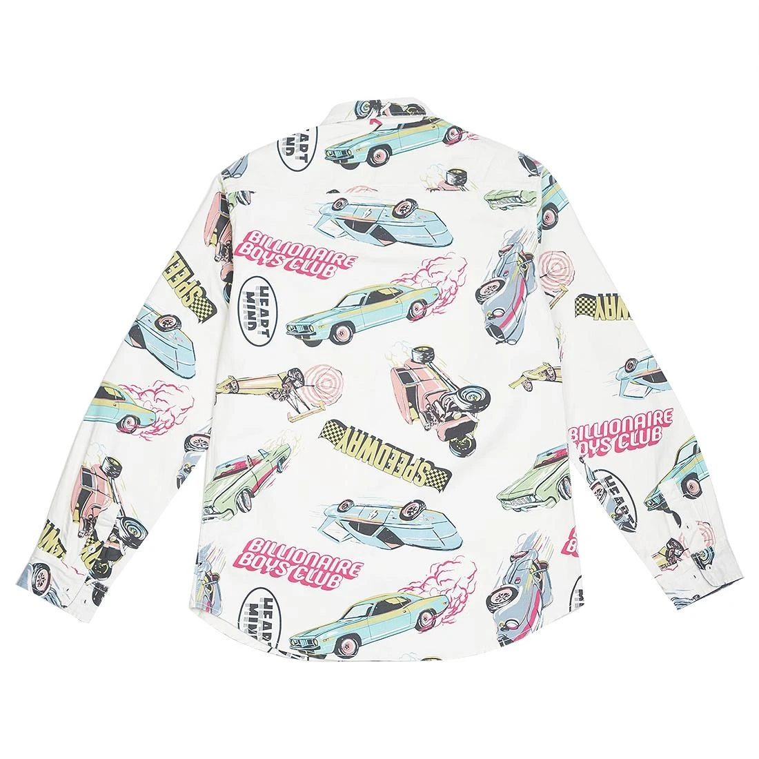 Billionaire Boys Club Men Burnout Woven Long Sleeve Shirt (white) 4 Billionaire Boys Club Men Burnout Woven Long Sleeve Shirt (white) - Image 2