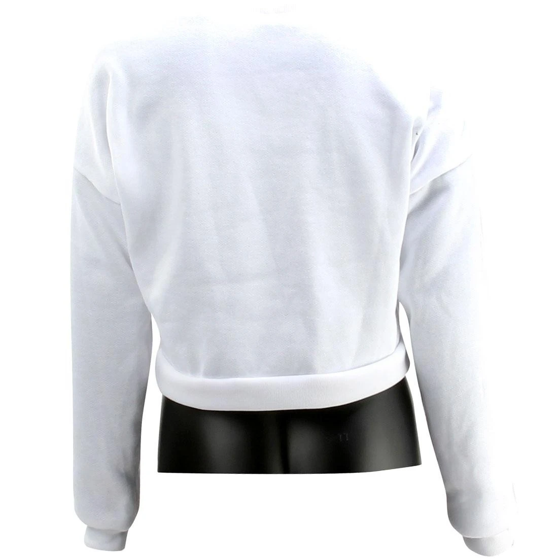 Dimepiece Women Blurred Logo Crop Sweater (white / Multi) 1S 4 Dimepiece Women Blurred Logo Crop Sweater (white / Multi) 1S - Image 2