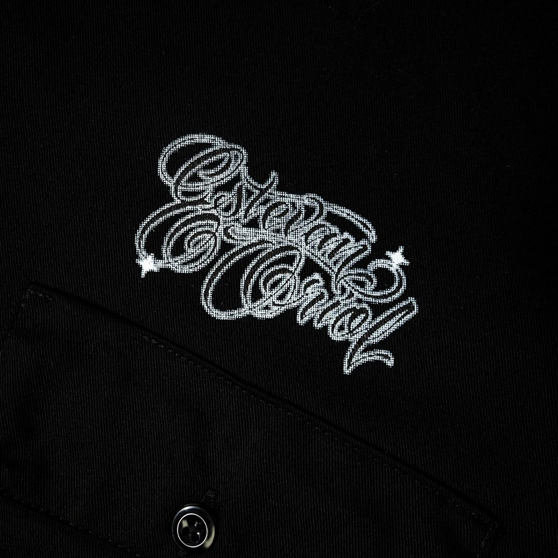 Dickies X Estevan Oriol Men Signature Twill Long Sleeve Work Shirt (black) 5 Dickies X Estevan Oriol Men Signature Twill Long Sleeve Work Shirt (black) - Image 3