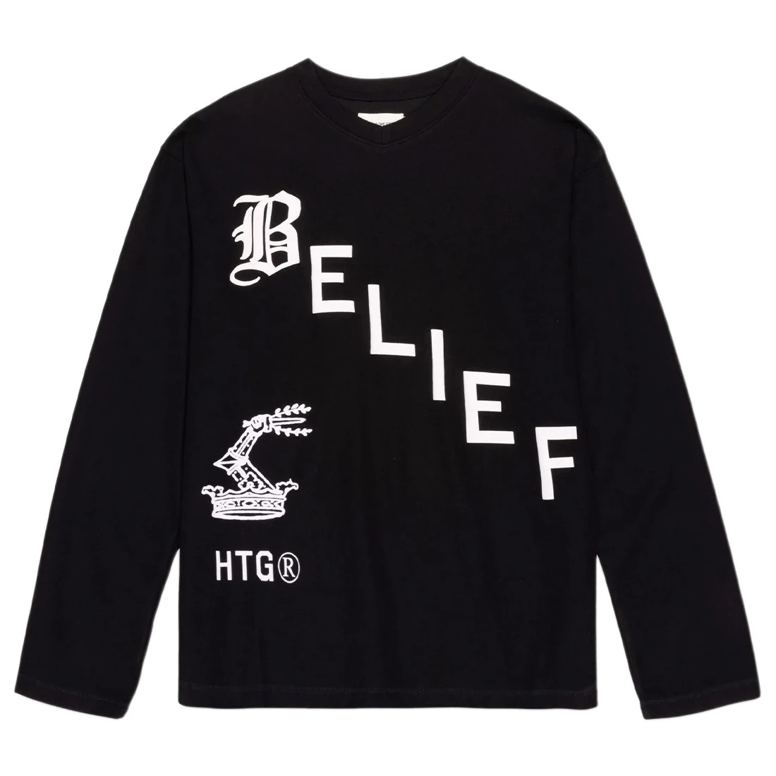 Honor The Gift Men Belief Long Sleeve Tee (black) 3 Honor The Gift Men Belief Long Sleeve Tee (black)