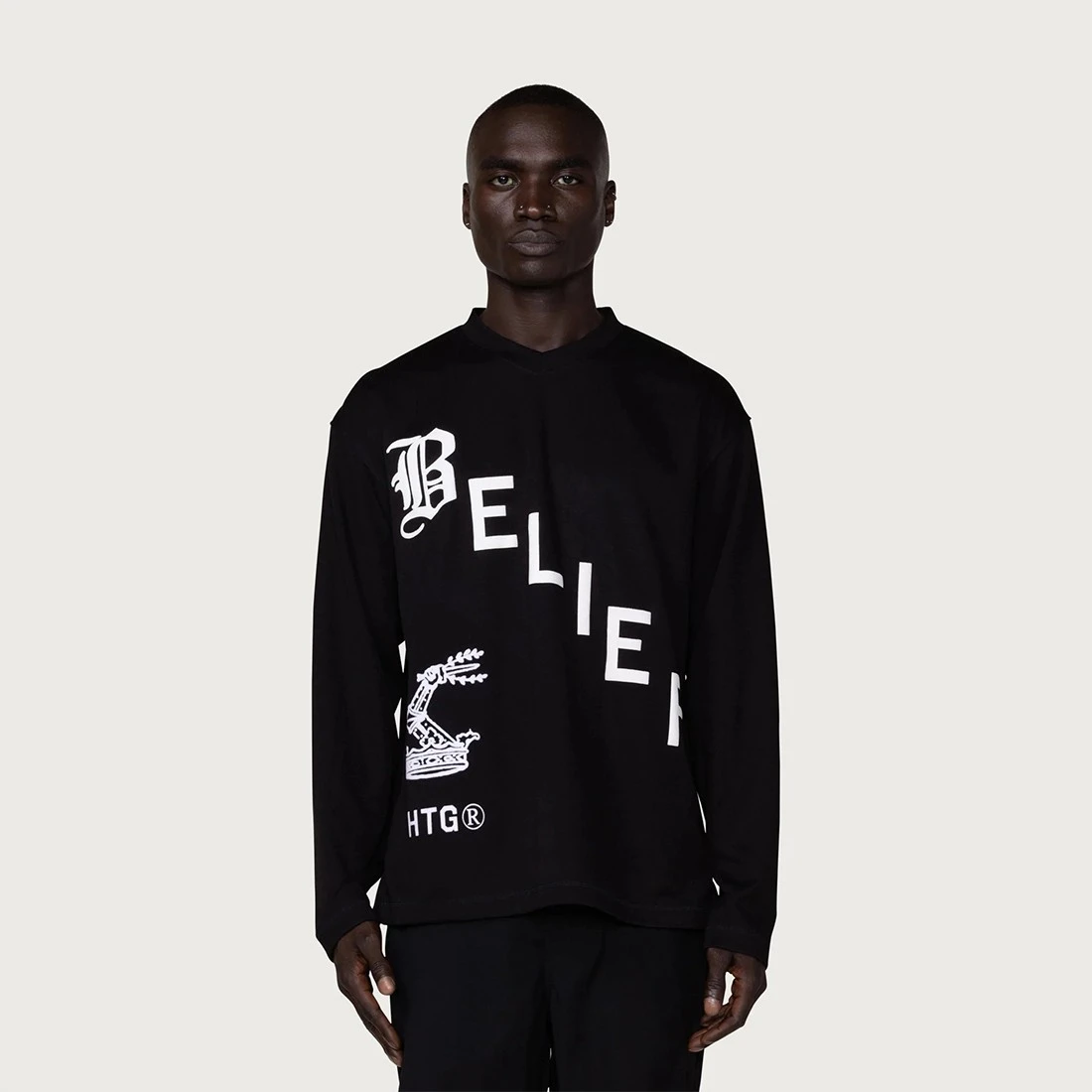 Honor The Gift Men Belief Long Sleeve Tee (black) 11 Honor The Gift Men Belief Long Sleeve Tee (black) - Image 9