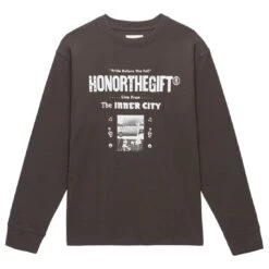 Honor The Gift Men Stereo Long Sleeve Tee (black)