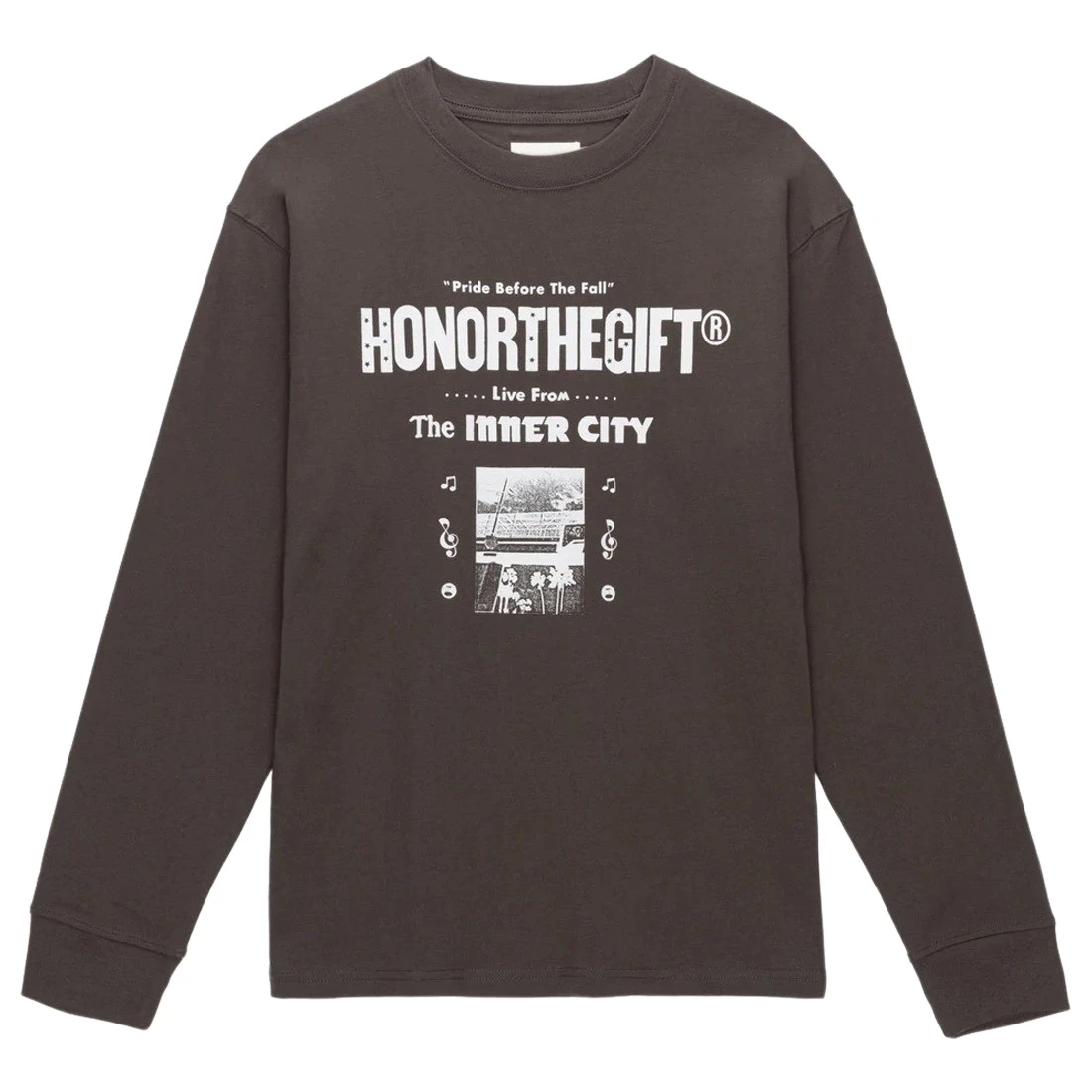 Honor The Gift Men Stereo Long Sleeve Tee (black) 3 Honor The Gift Men Stereo Long Sleeve Tee (black)