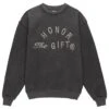 Honor The Gift Men Weathered Crewneck Sweater (black)