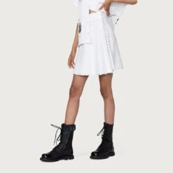 Honor The Gift Women Private School Skirt (white) 11 Honor The Gift Women Private School Skirt (white) -Tees Shop hgwg220413wht 5