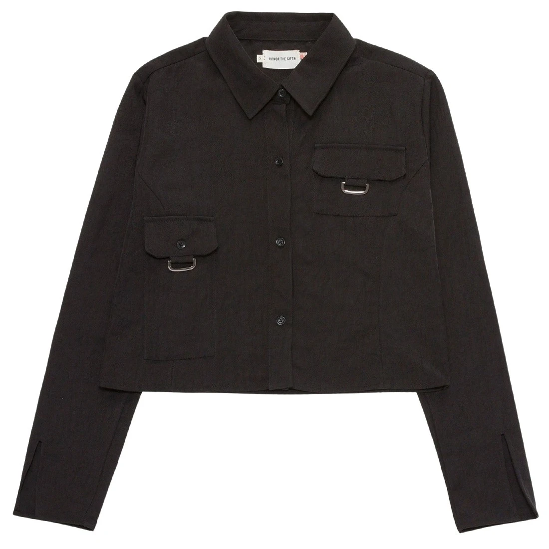 Honor The Gift Women Cadet Top (black) 3 Honor The Gift Women Cadet Top (black)