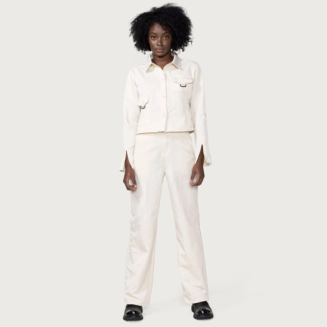 Honor The Gift Women Cadet Top (cream) 5 Honor The Gift Women Cadet Top (cream) - Image 3