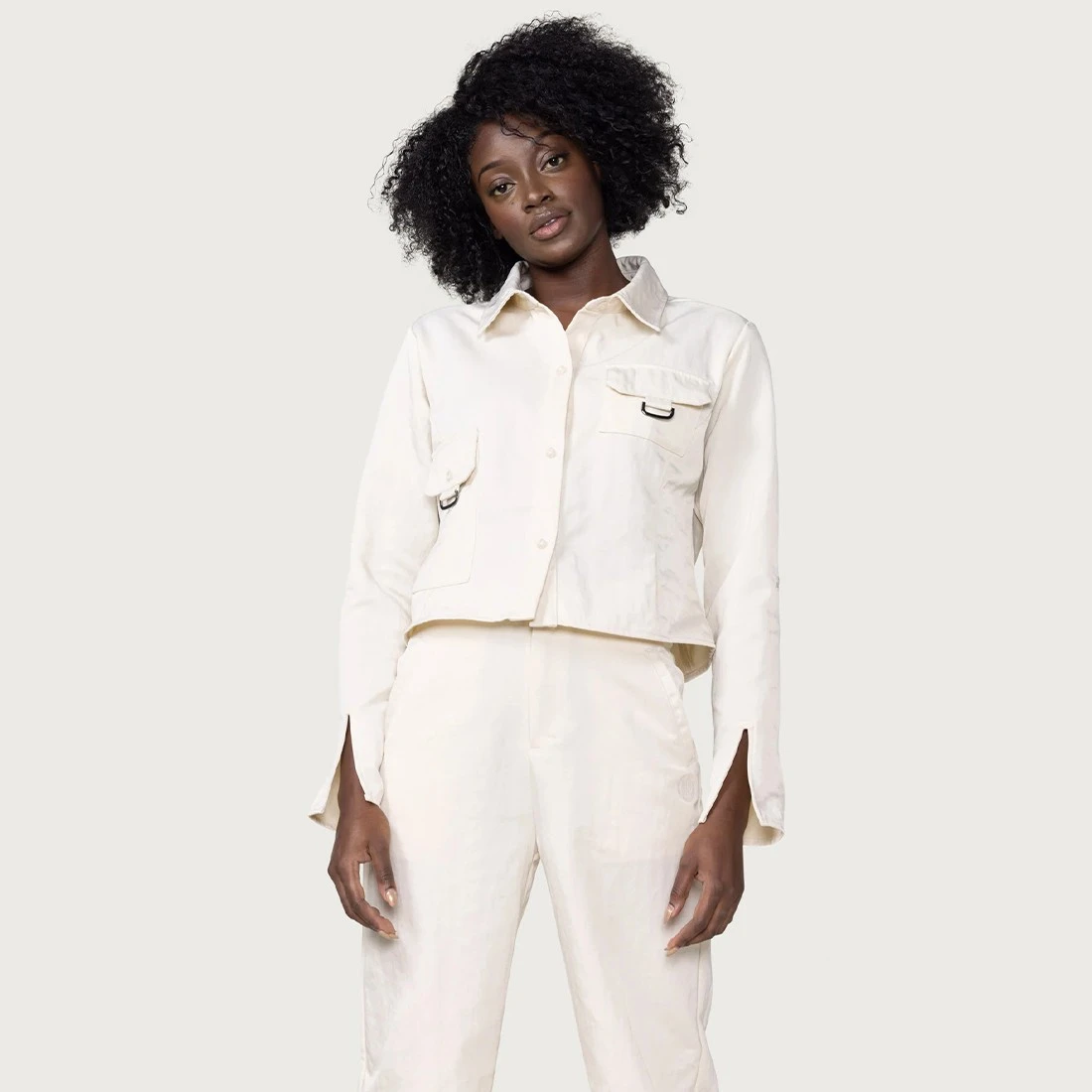 Honor The Gift Women Cadet Top (cream) 6 Honor The Gift Women Cadet Top (cream) - Image 4