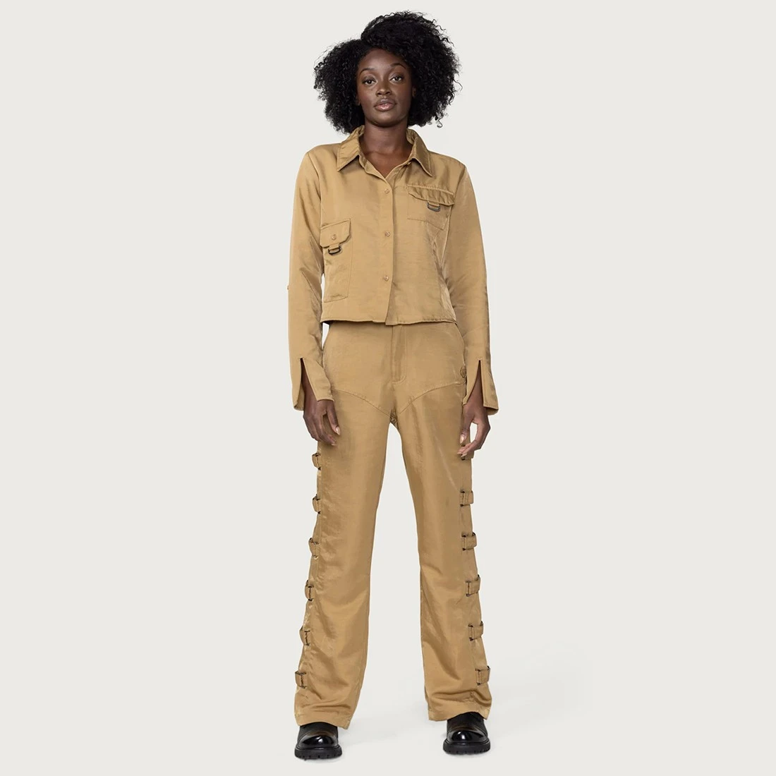 Honor The Gift Women Cadet Top (khaki) 9 Honor The Gift Women Cadet Top (khaki) - Image 7