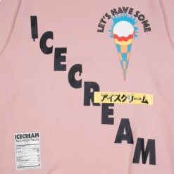 Ice Cream Men Lets Get Some Crew Sweater (pink / Mauve) -Tees Shop ik4011305mau 2