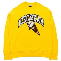 Ice Cream Men Cherry On Top Crew Sweater (yellow / Solar)