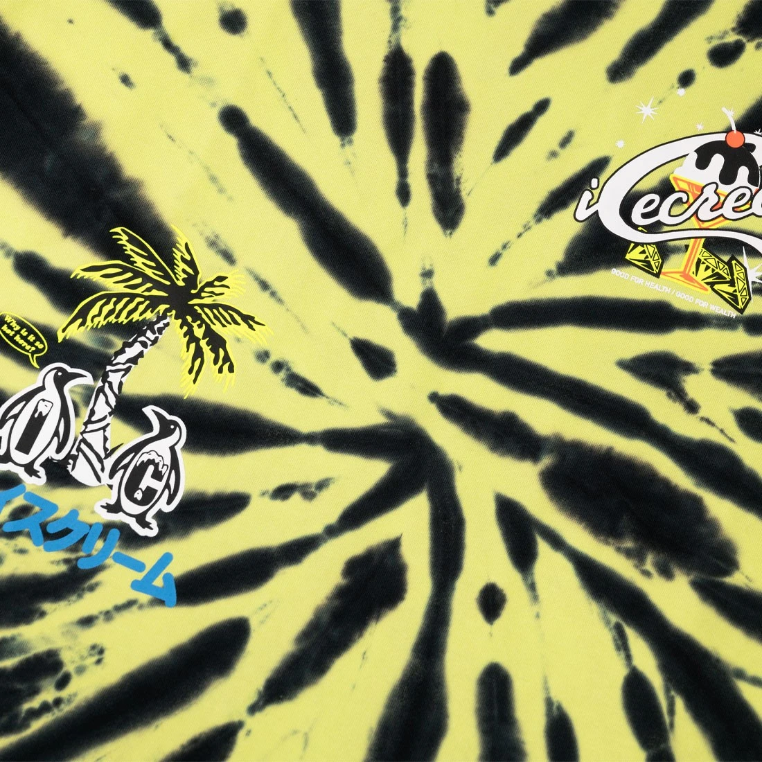 Ice Cream Men Wales Long Sleeve Knit Tee (black / Neon Yellow) 4 Ice Cream Men Wales Long Sleeve Knit Tee (black / Neon Yellow) - Image 2