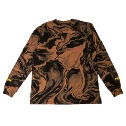 Ice Cream Men Marble Long Sleeve Tee (brown) 10 Ice Cream Men Marble Long Sleeve Tee (brown) -Tees Shop ik4212306brn 4
