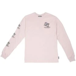 Ice Cream Men Giving Long Sleeve Tee (pink / Rose)