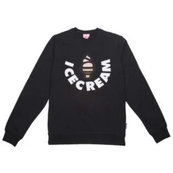 Ice Cream Men Vanilla Crew Sweater (black)