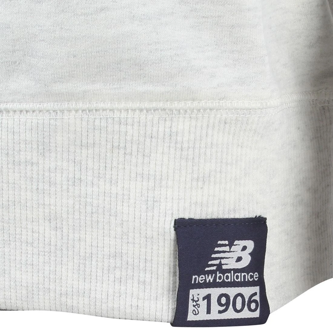 New Balance Women Crewneck Sweater (gray / Sea Salt Heather) 4 New Balance Women Crewneck Sweater (gray / Sea Salt Heather) - Image 2