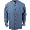 10 Deep Men Garment Supply Chambray Shirt (blue / Stone Wash)