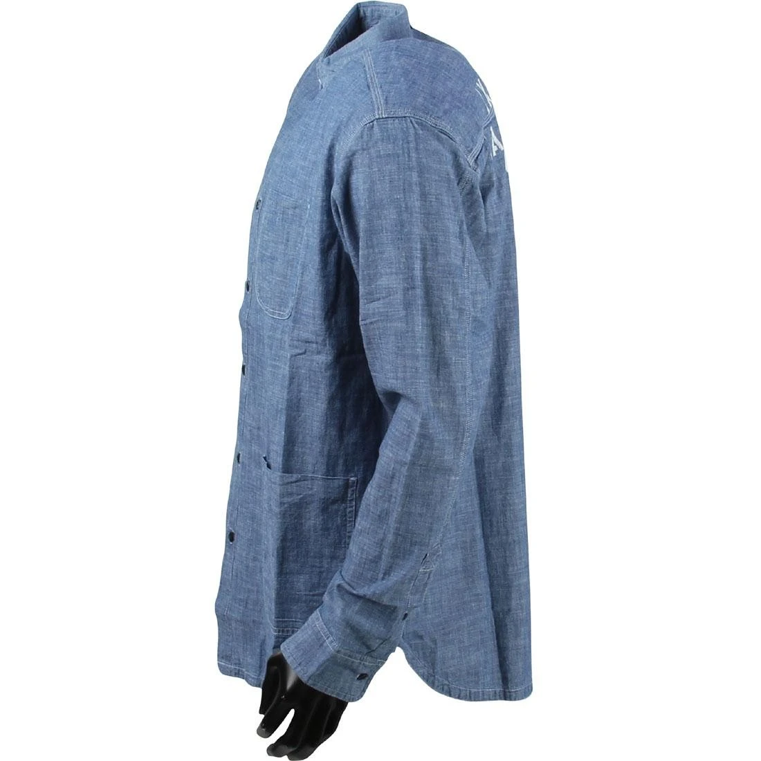 10 Deep Men Garment Supply Chambray Shirt (blue / Stone Wash) 5 10 Deep Men Garment Supply Chambray Shirt (blue / Stone Wash) - Image 3