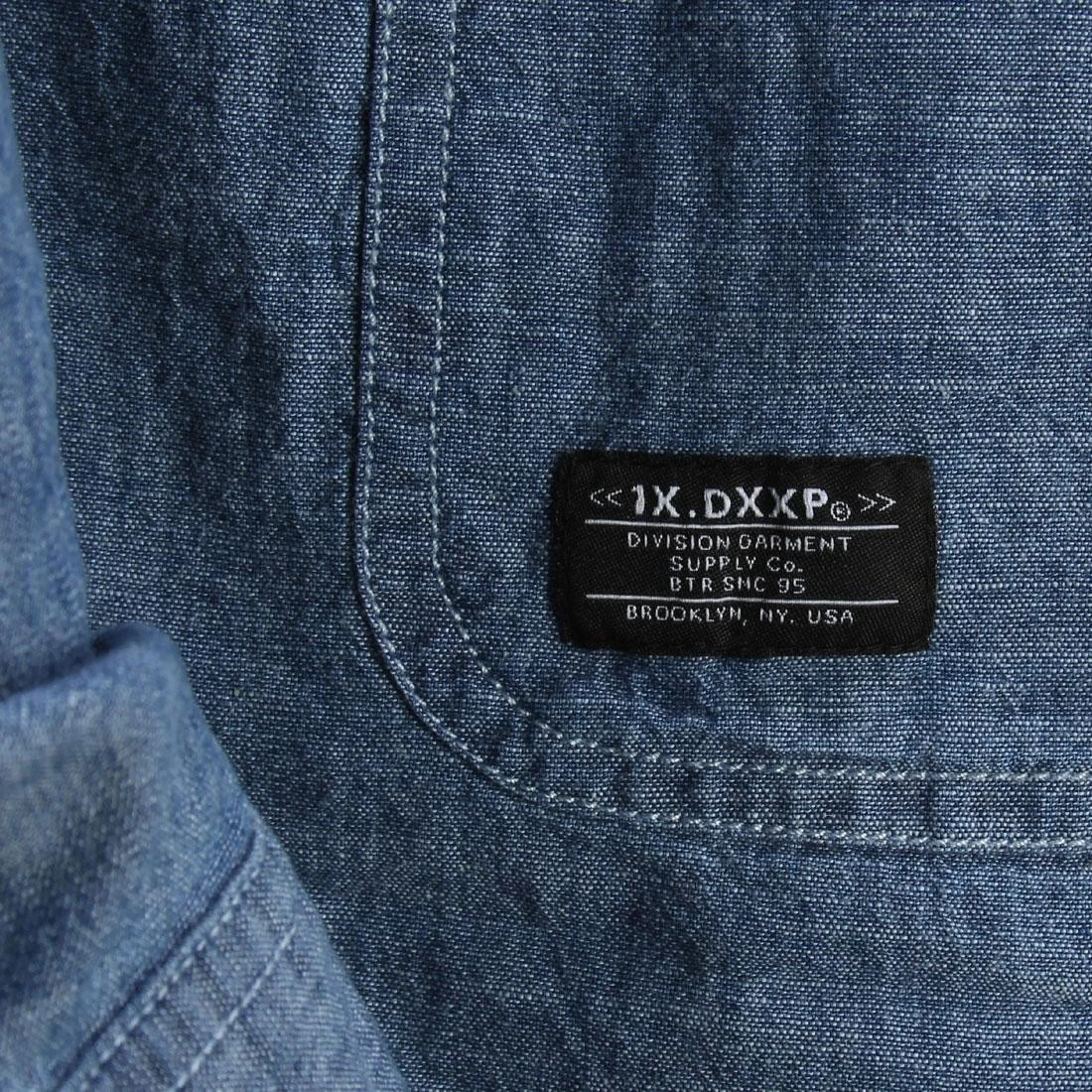 10 Deep Men Garment Supply Chambray Shirt (blue / Stone Wash) 6 10 Deep Men Garment Supply Chambray Shirt (blue / Stone Wash) - Image 4