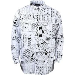 Lazy Oaf Men What Is It Shirt (white)