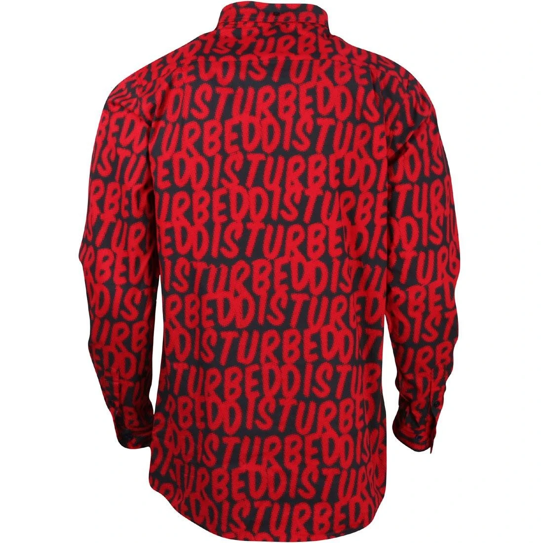 Lazy Oaf Men Disturbed Shirt (black / Red) 4 Lazy Oaf Men Disturbed Shirt (black / Red) - Image 2