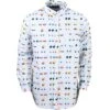 Lazy Oaf Men Medicated Shirt (white / Blue)