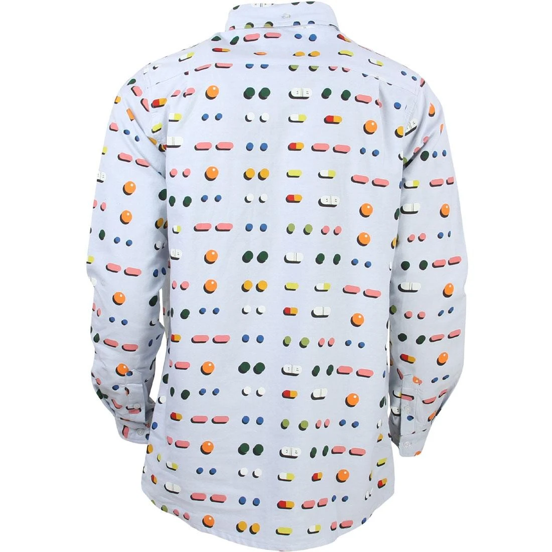 Lazy Oaf Men Medicated Shirt (white / Blue) 4 Lazy Oaf Men Medicated Shirt (white / Blue) - Image 2