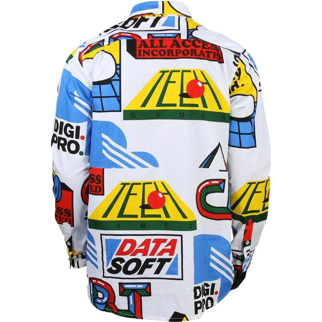 Lazy Oaf Men Software Shirt (white / Yellow) 4 Lazy Oaf Men Software Shirt (white / Yellow) - Image 2