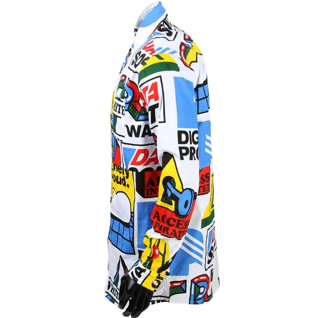 Lazy Oaf Men Software Shirt (white / Yellow) 5 Lazy Oaf Men Software Shirt (white / Yellow) - Image 3
