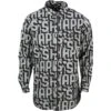 Lazy Oaf Men Shit Happens Shirt (black / Gray) 1 Lazy Oaf Men Shit Happens Shirt (black / Gray) -Tees Shop img 2402