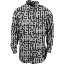 Tees Shop 23 Lazy Oaf Men Shit Happens Shirt (black / Gray)
