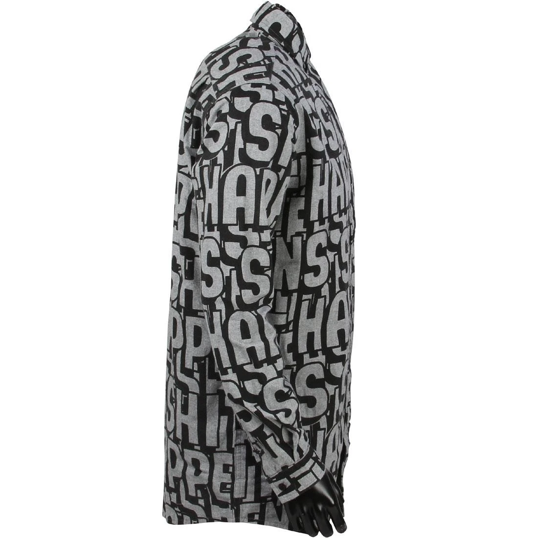 Lazy Oaf Men Shit Happens Shirt (black / Gray) 5 Lazy Oaf Men Shit Happens Shirt (black / Gray) - Image 4