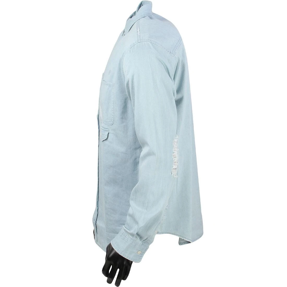 10 Deep Men Destructo Long Sleeve Shirt (blue / Light Damage) 5 10 Deep Men Destructo Long Sleeve Shirt (blue / Light Damage) - Image 3