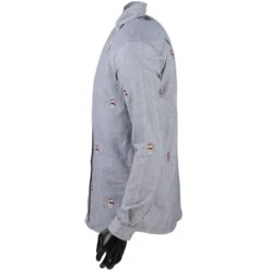 Lazy Oaf Men Pack A Day Long Sleeve Shirt (blue) -Tees Shop img 3947