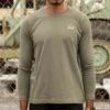 BAIT Men Core Long Sleeve Tee (green / Military Green) 2 BAIT Men Core Long Sleeve Tee (green / Military Green) -Tees Shop img 4355